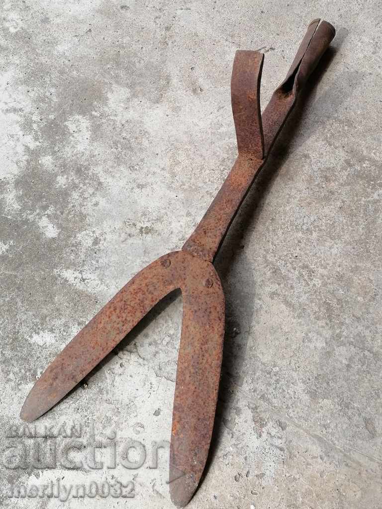 Old tool for pruning wrought iron, bush cutter, scissors - 5 Old tool for pruning wrought iron, bush cutter, scissors - 5