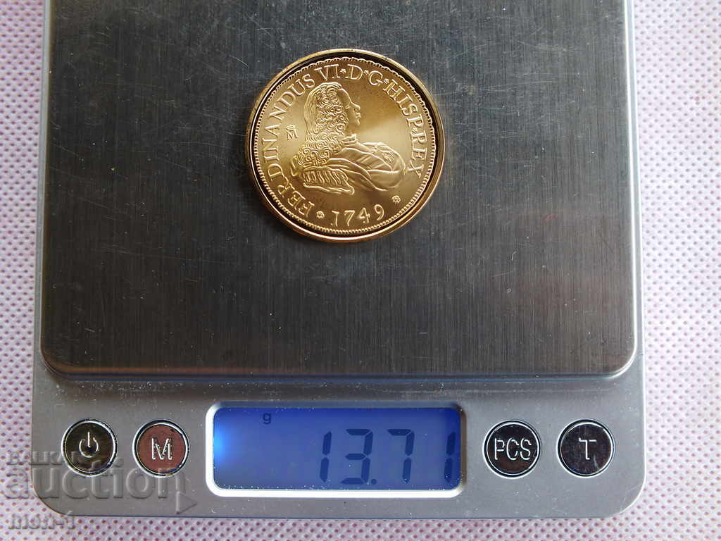 Auction Spain 1749 Auction Spain 1749