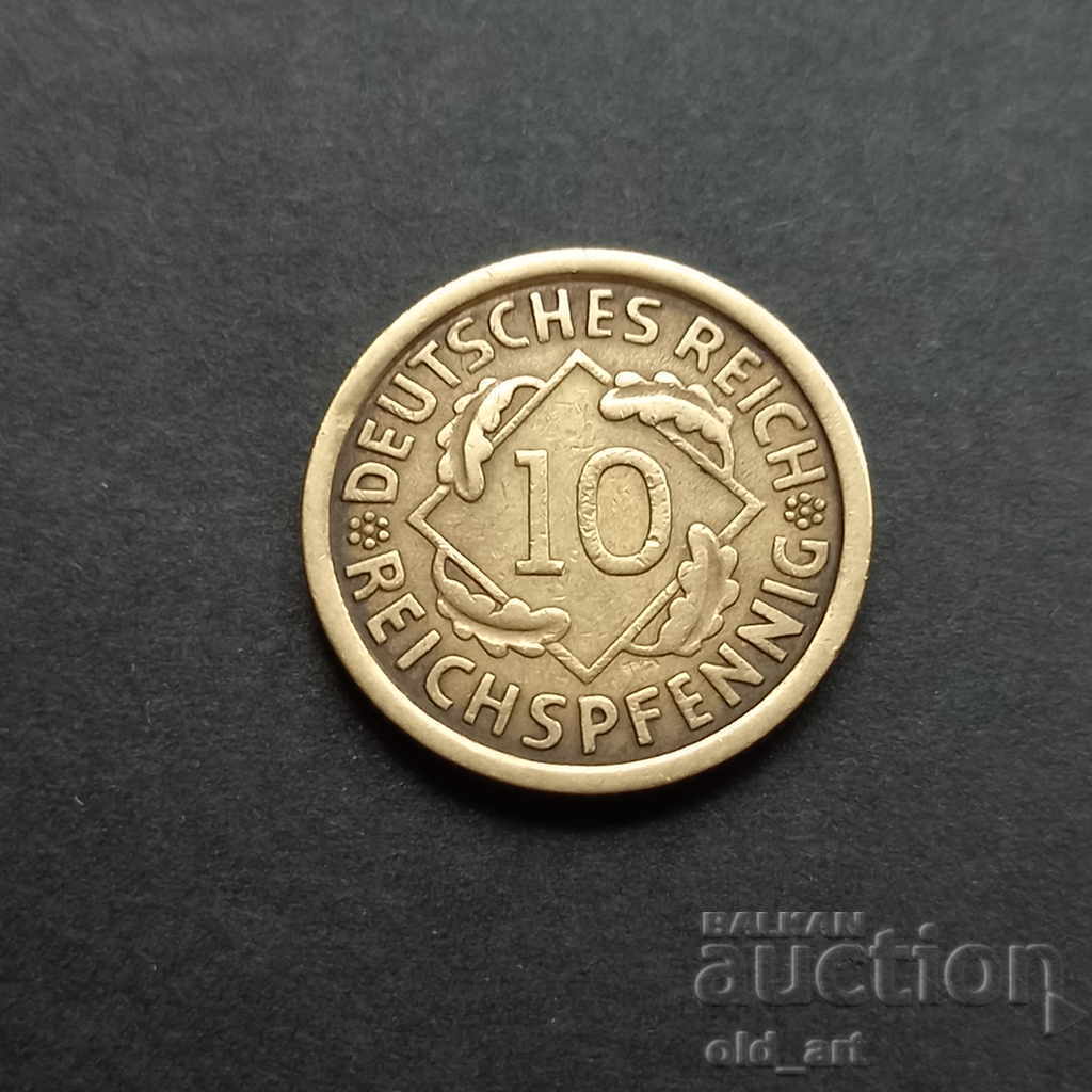 Coin - Germany, 10 Reichspfenning 1925 with price 2.00 BGN | € 1.02 Coin - Germany, 10 Reichspfenning 1925 with price 2.00 BGN | € 1.02