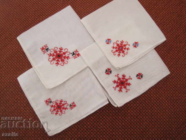 Auction New handkerchief with colorful embroidery Auction New handkerchief with colorful embroidery