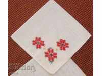 New handkerchief with colorful embroidery