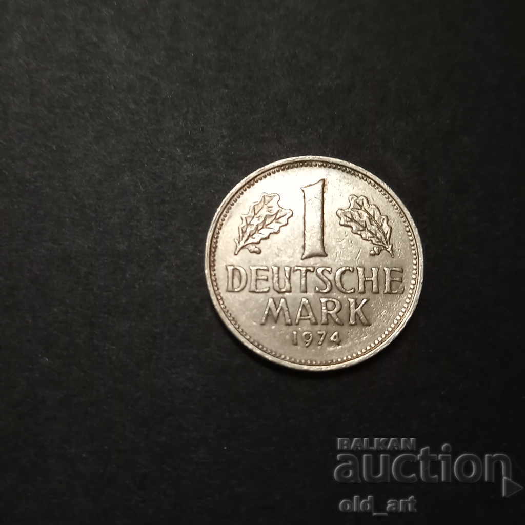 Monedă - Germania, 1 ștampilă 1974, J.