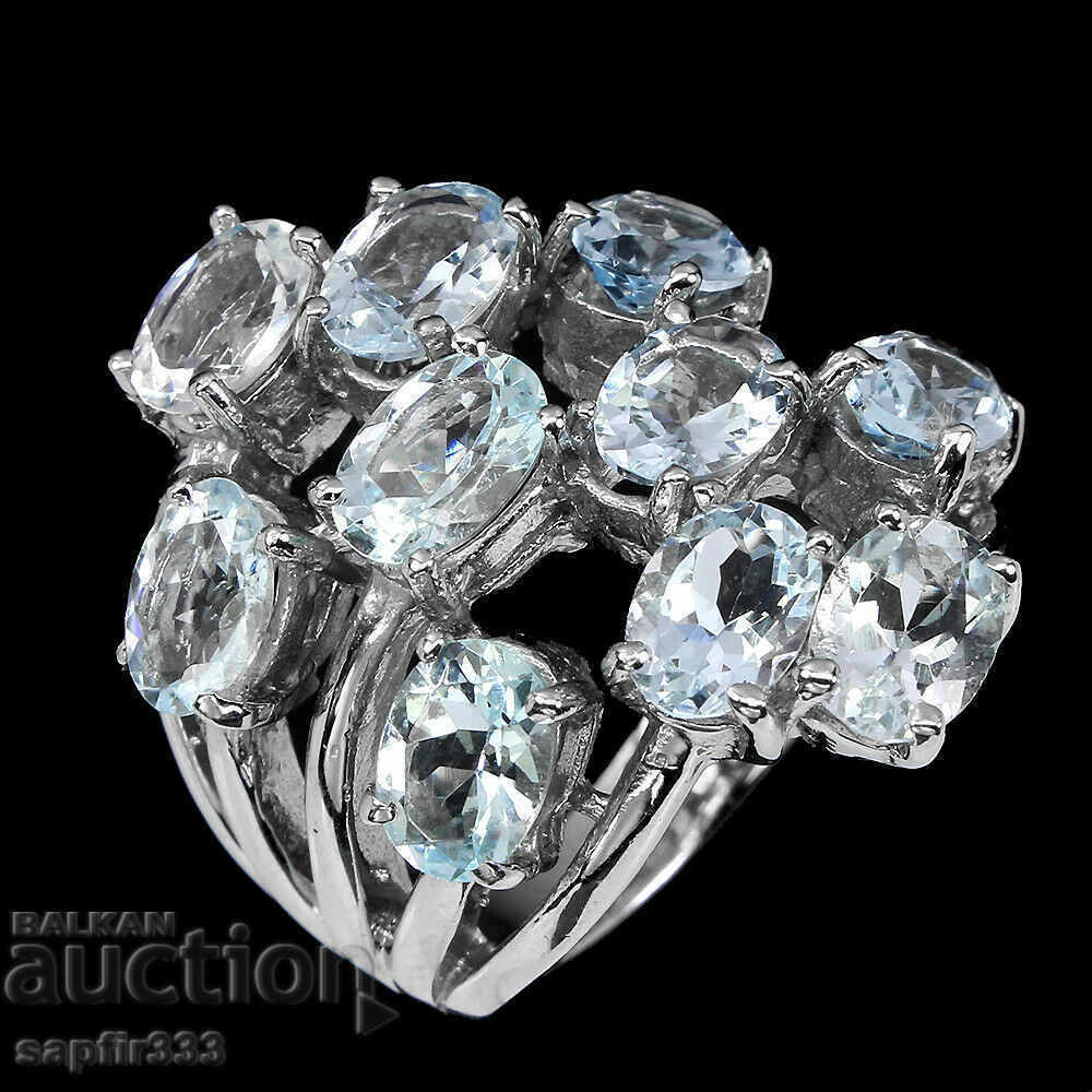 EXQUISITE LUXURIOUS UNIQUE DESIGNER RING AQUAMARINI with price 417.00 BGN | € 213.21 EXQUISITE LUXURIOUS UNIQUE DESIGNER RING AQUAMARINI with price 417.00 BGN | € 213.21