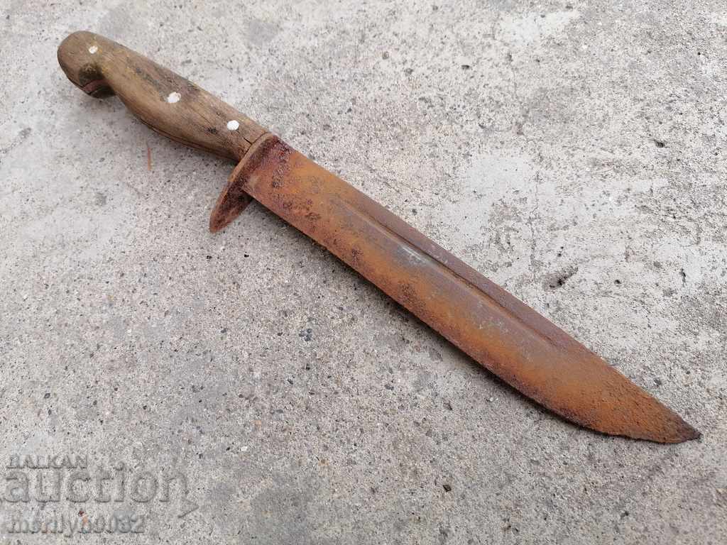 Old butcher knife forged blade with price 63.00 BGN | € 32.21 Old butcher knife forged blade with price 63.00 BGN | € 32.21