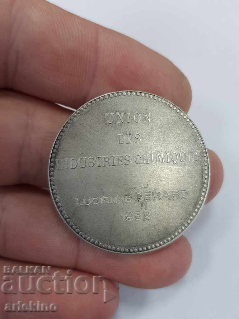 Silver French medal Union of the Chemical Industry with price 65.00 BGN | € 33.23 Silver French medal Union of the Chemical Industry with price 65.00 BGN | € 33.23
