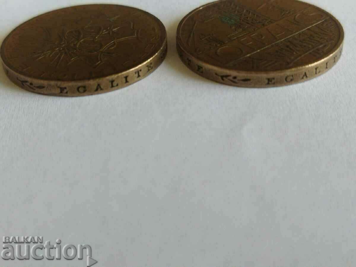 13 x 10 francs 1974, 75, 76, 79, 80, 84. TYPE 1 and TYPE 2 with price 14.00 BGN | € 7.16 13 x 10 francs 1974, 75, 76, 79, 80, 84. TYPE 1 and TYPE 2 with price 14.00 BGN | € 7.16