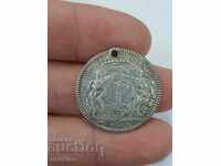 Rare silver French naval medal 1752