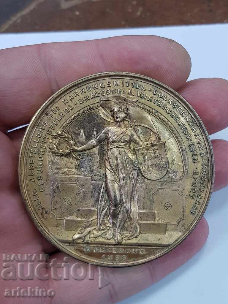 Rare German gold medal 1899 with price 130.00 BGN | € 66.47 Rare German gold medal 1899 with price 130.00 BGN | € 66.47