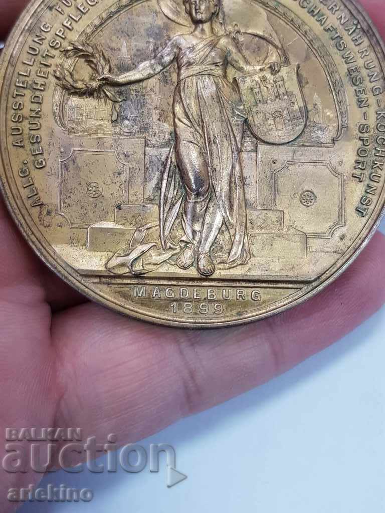 Auction Rare German gold medal 1899 Auction Rare German gold medal 1899