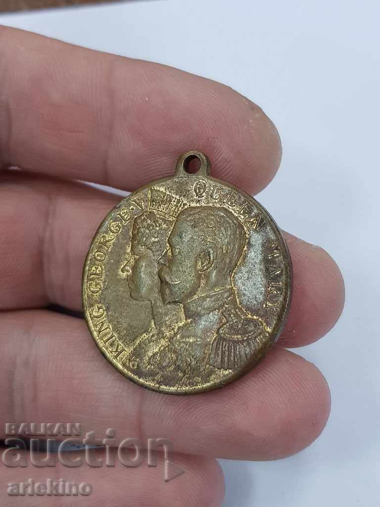 Rare medal Coronation of King George V and Queen Mary 1911 with price 45.00 BGN | € 23.01 Rare medal Coronation of King George V and Queen Mary 1911 with price 45.00 BGN | € 23.01