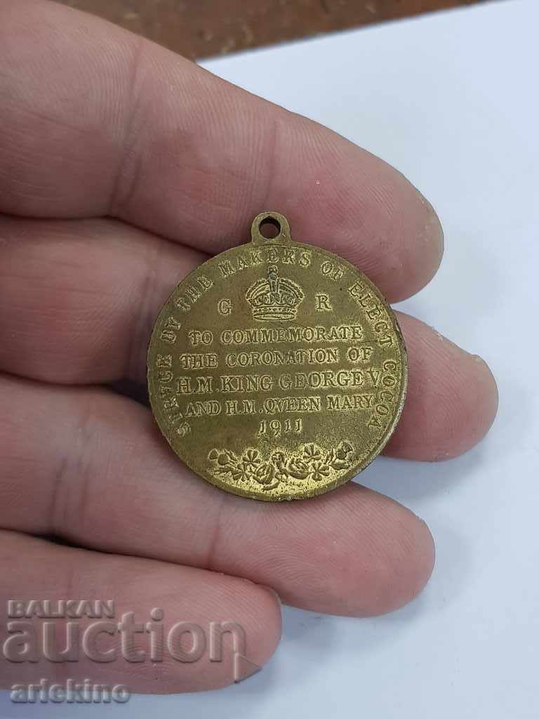 Auction Rare medal Coronation of King George V and Queen Mary 1911 Auction Rare medal Coronation of King George V and Queen Mary 1911