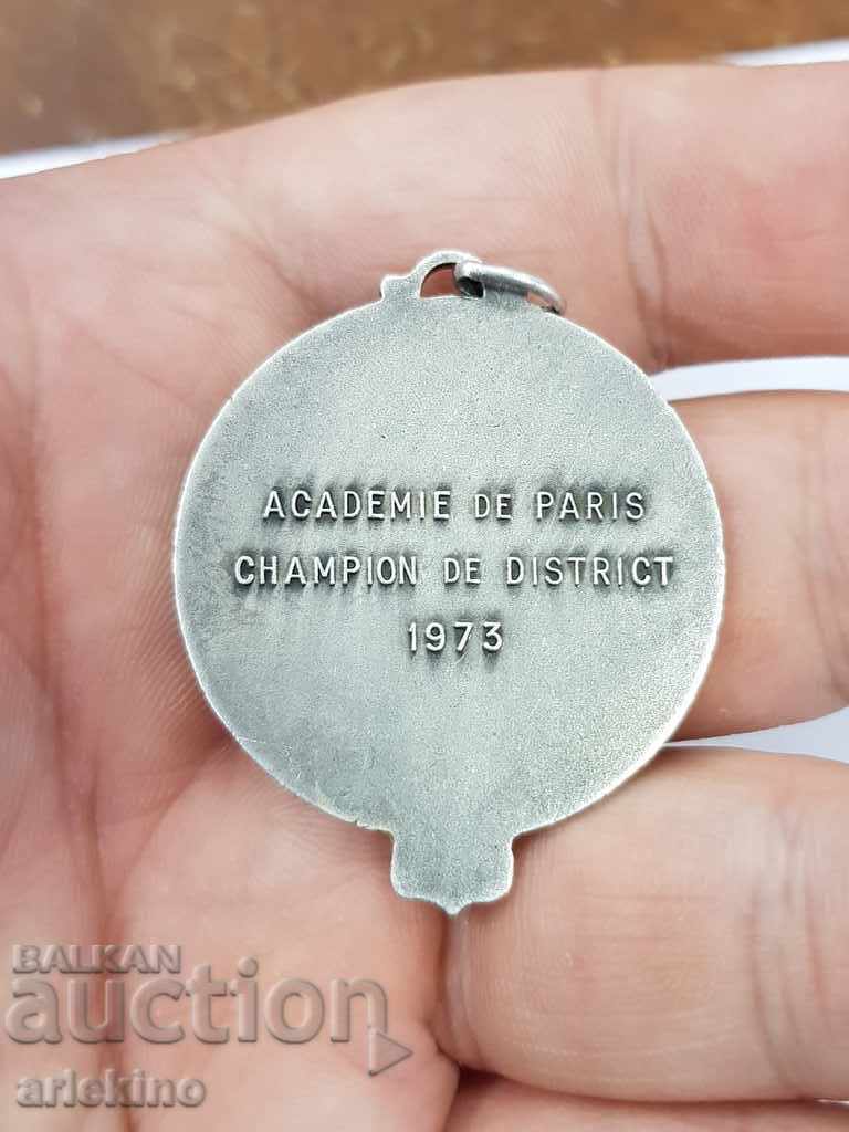Auction Collectible French Olympic Medal 1973 Auction Collectible French Olympic Medal 1973
