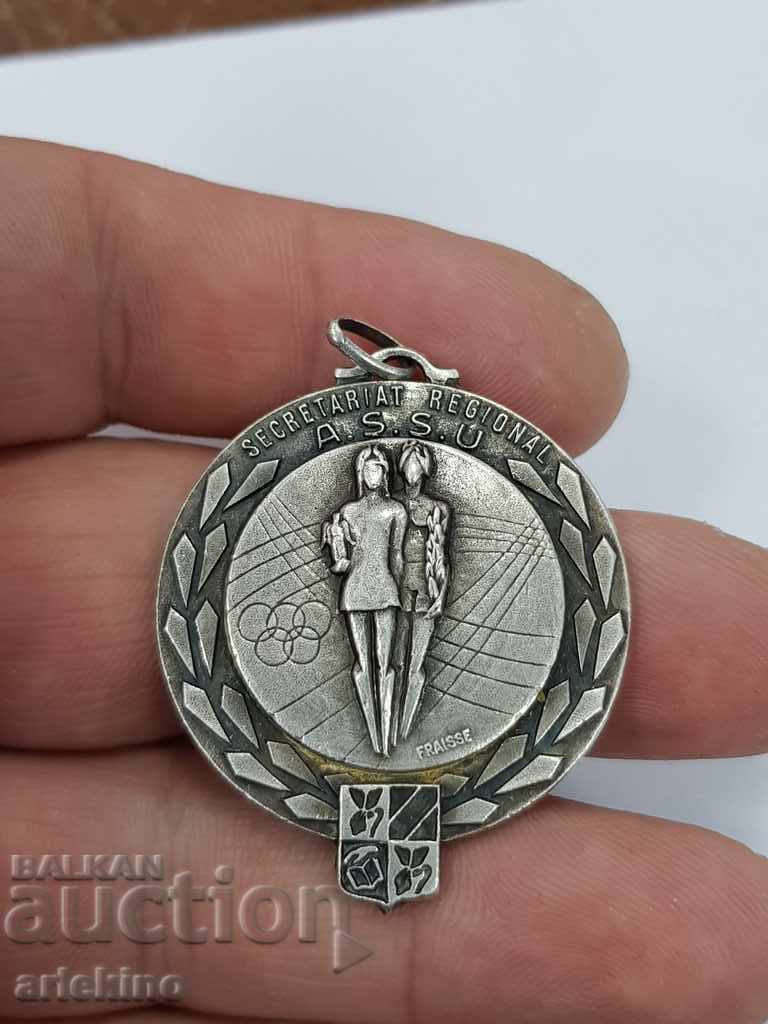 Collectible French Olympic Medal 1973