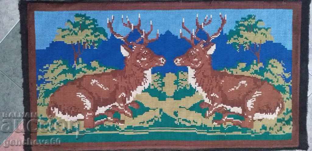 Huge "Deer" caviar, rich hand embroidery with price 80.00 BGN | € 40.90 Huge "Deer" caviar, rich hand embroidery with price 80.00 BGN | € 40.90