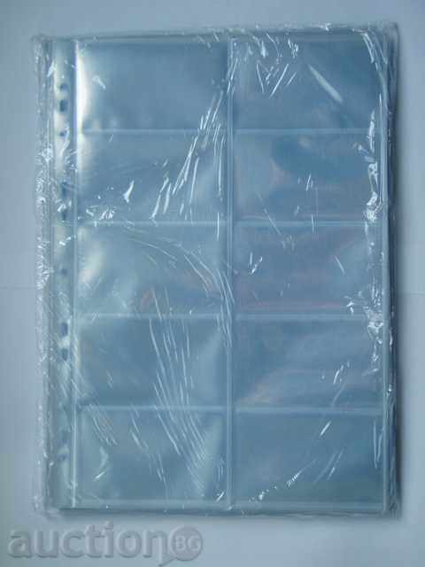 Transparent packaging for phonocards / medals - 100 pcs. in a package.