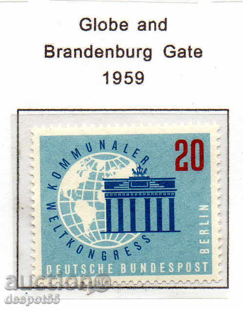 1959. Berlin. 14-lea Congres Mondial al Municipalităților.