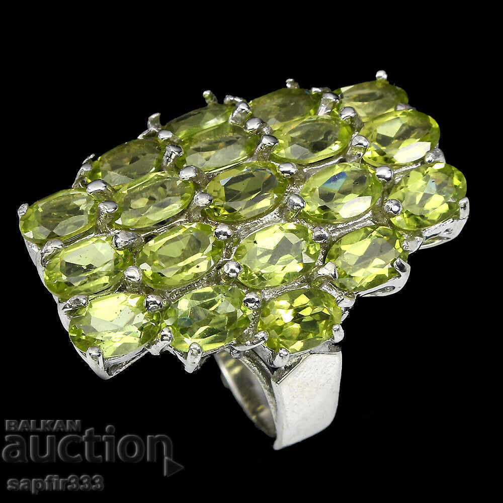 EXQUISITE LUXURIOUS UNIQUE DESIGNER RING PERIDOTI with price 192.00 BGN | € 98.17 EXQUISITE LUXURIOUS UNIQUE DESIGNER RING PERIDOTI with price 192.00 BGN | € 98.17