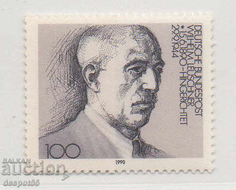 1990. Германия. Вилхелм Лойшнер, синдикален лидер.