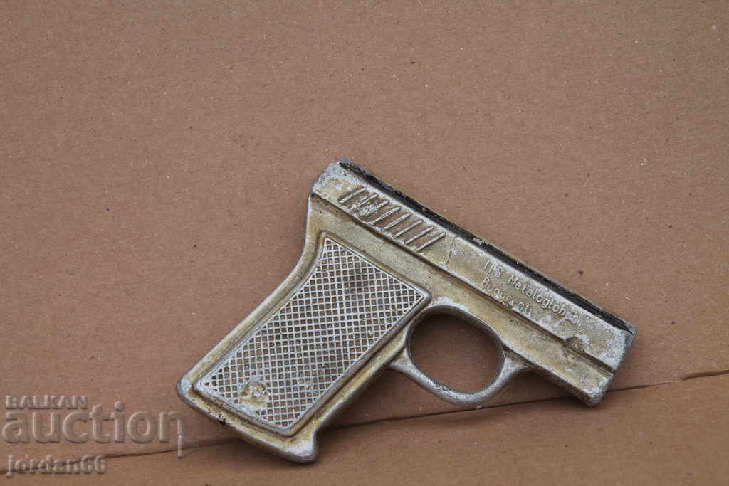 Pistol de jucărie din aluminiu pentru copii