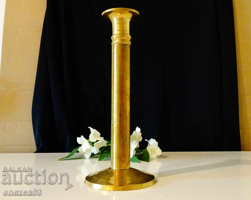 Bronze Candleholder 22 cm.