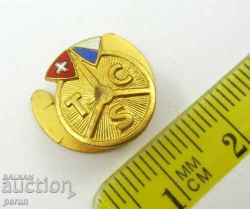 Delivery of Old buttonhole-Switzerland-Zurich-Motorcycle Club-Touring Club Delivery of Old buttonhole-Switzerland-Zurich-Motorcycle Club-Touring Club