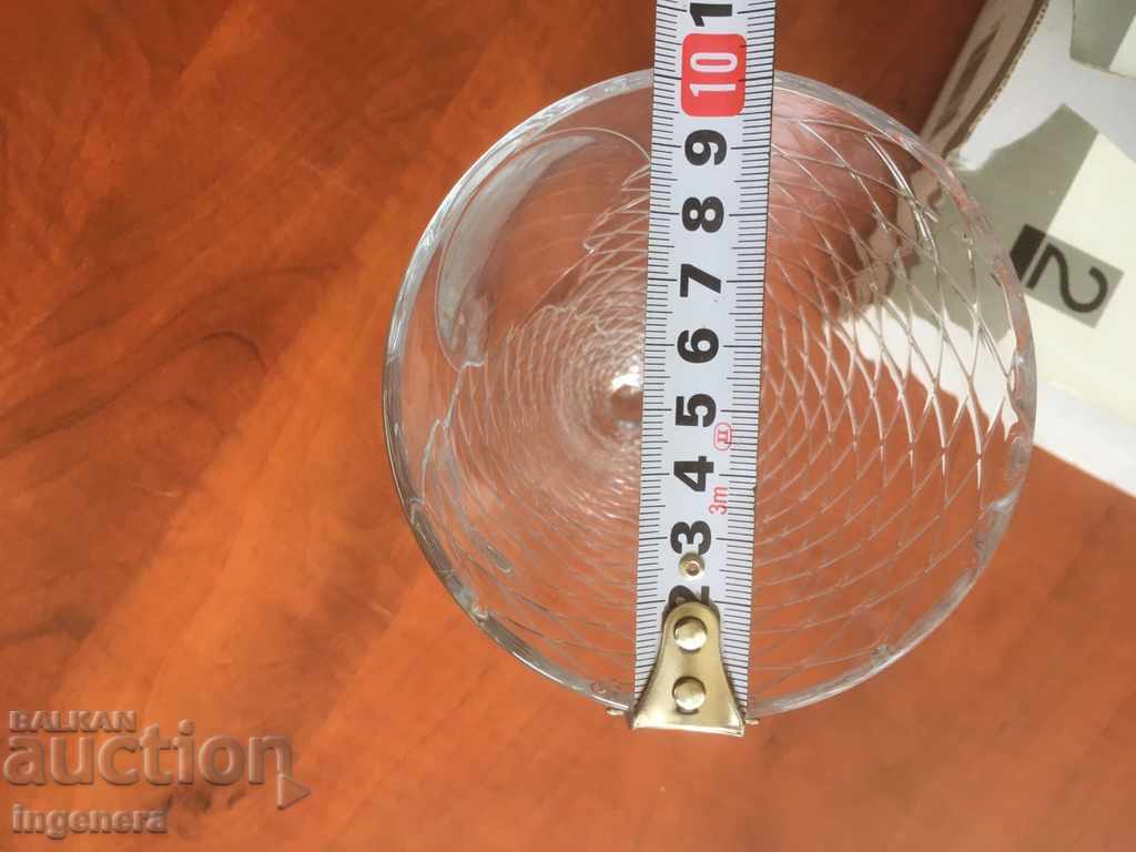 Auction GLASS RELIEF GLASS MELBA ICE CREAM NEW-2 PCS Auction GLASS RELIEF GLASS MELBA ICE CREAM NEW-2 PCS