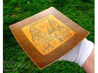 Massive copper plate, platter, panel Greifswald