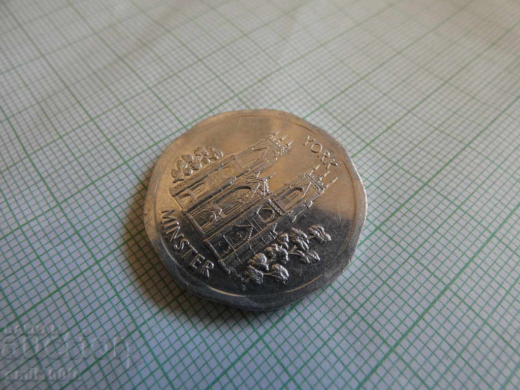 Token National Transport Token York Minster 50 pence - 5 Token National Transport Token York Minster 50 pence - 5
