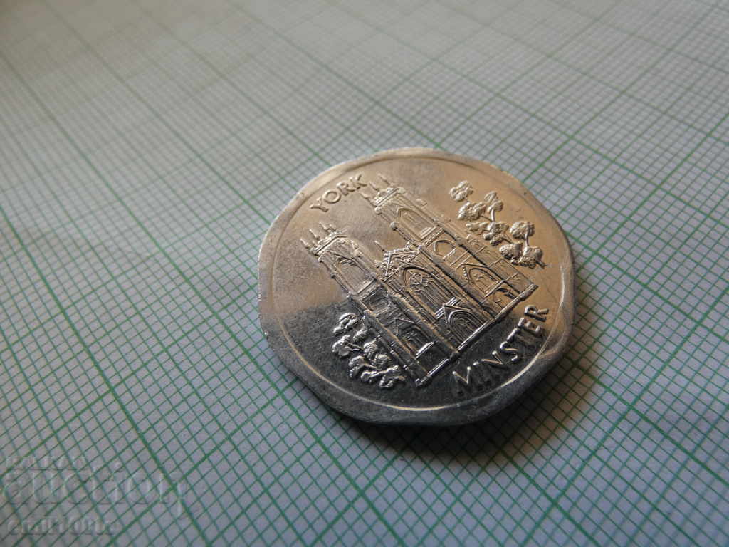Token National Transport Token York Minster 50 pence - 6 Token National Transport Token York Minster 50 pence - 6
