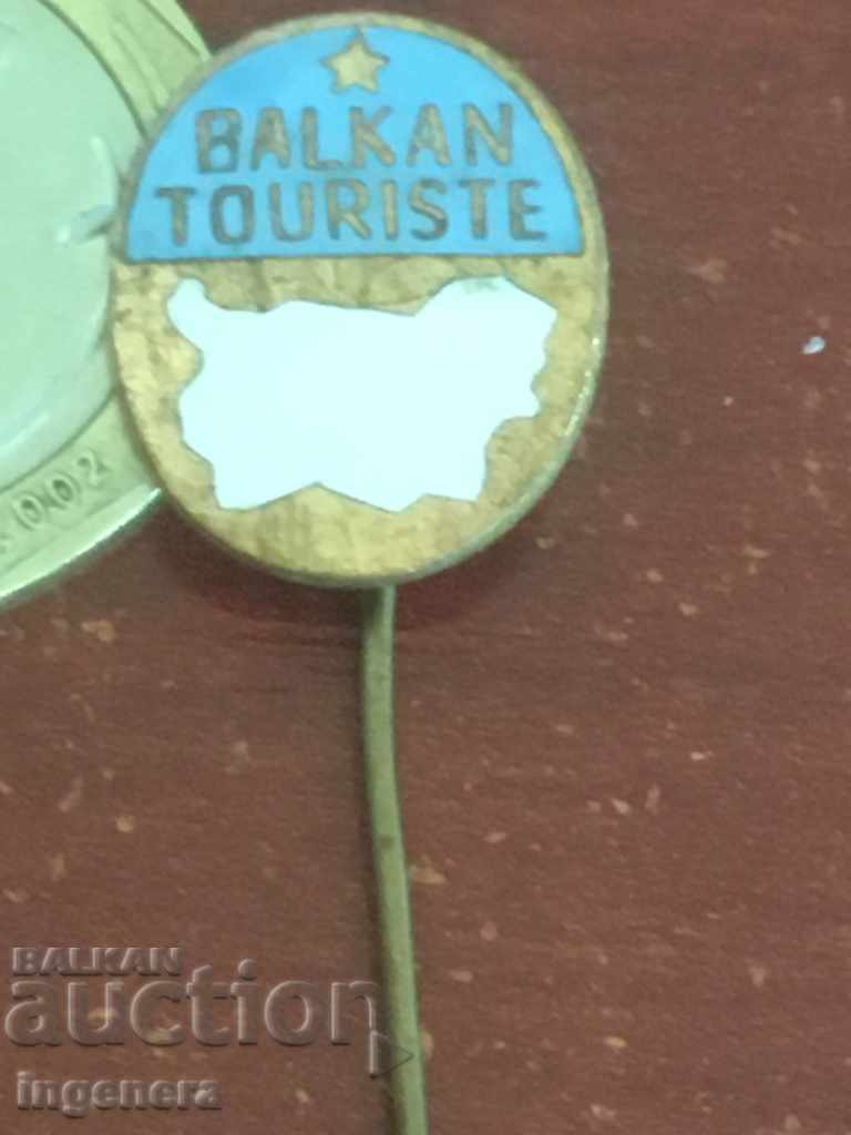 BALKANTURIST BULGARIA BADGE with price 3.00 BGN | € 1.53 BALKANTURIST BULGARIA BADGE with price 3.00 BGN | € 1.53