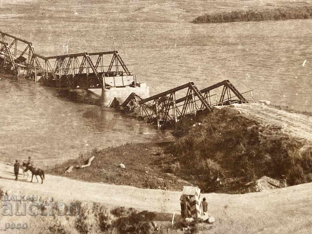 Auction Destroyed Railway Bridge by the French Rupel Gorge PSV Auction Destroyed Railway Bridge by the French Rupel Gorge PSV