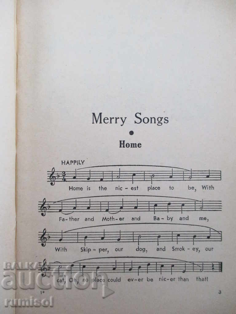 Auction Merry Songs for Children Auction Merry Songs for Children