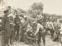 Румънски фронт 1917г Подготовка на картечниците за позицията