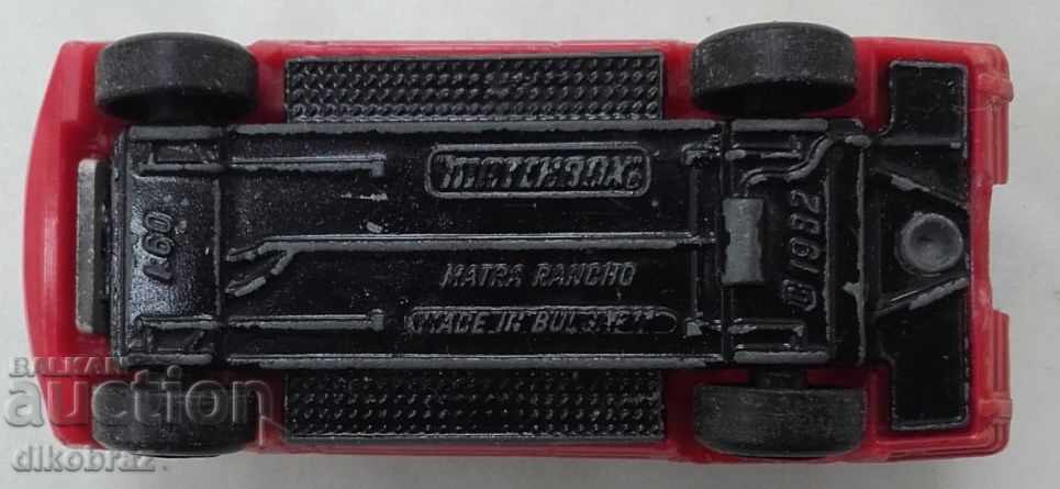 Auction Matra / Matra Rancho - Matchbox / Bulgaria - 1982 Auction Matra / Matra Rancho - Matchbox / Bulgaria - 1982