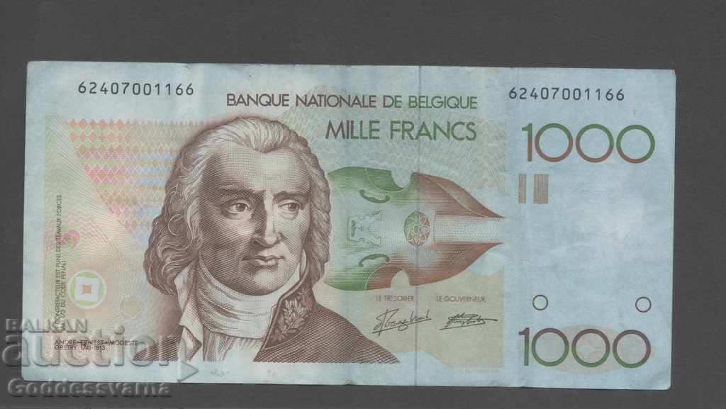 BELGIUM 1000 Francs 1980 - 96 Pick144 Ref 1166 with price 95.00 BGN | € 48.57 BELGIUM 1000 Francs 1980 - 96 Pick144 Ref 1166 with price 95.00 BGN | € 48.57