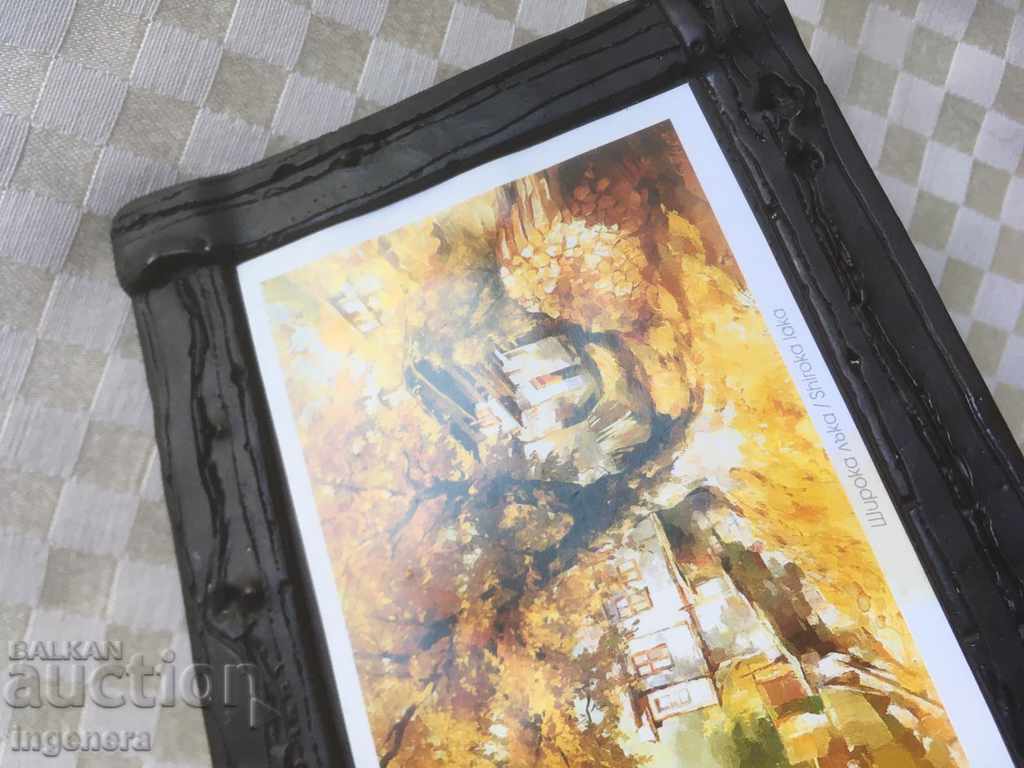 Livrarea TABLOU FOTOGRAFIE REPRODUCERE IMPRIMARE RAMĂ DIN GIPS