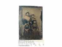 Средата 19 век Снимка на метална плака , ДАГЕРОТИПИЯ