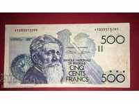 Belgium 500 Francs 1986 Pick 143 Ref 3295