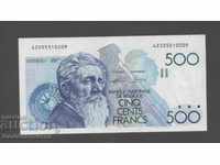 Belgium 500 Francs 1986 Pick 143 Ref 0209