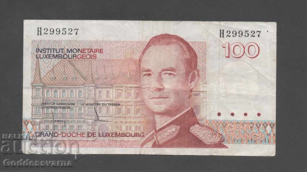 Luxembourg 100 Francs 1993 Pick 58 Ref 9527