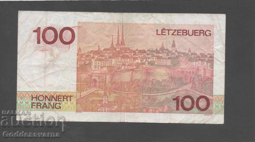 Luxembourg 100 Francs 1993 Pick 58 Ref 1784 with price 18.00 BGN | € 9.20