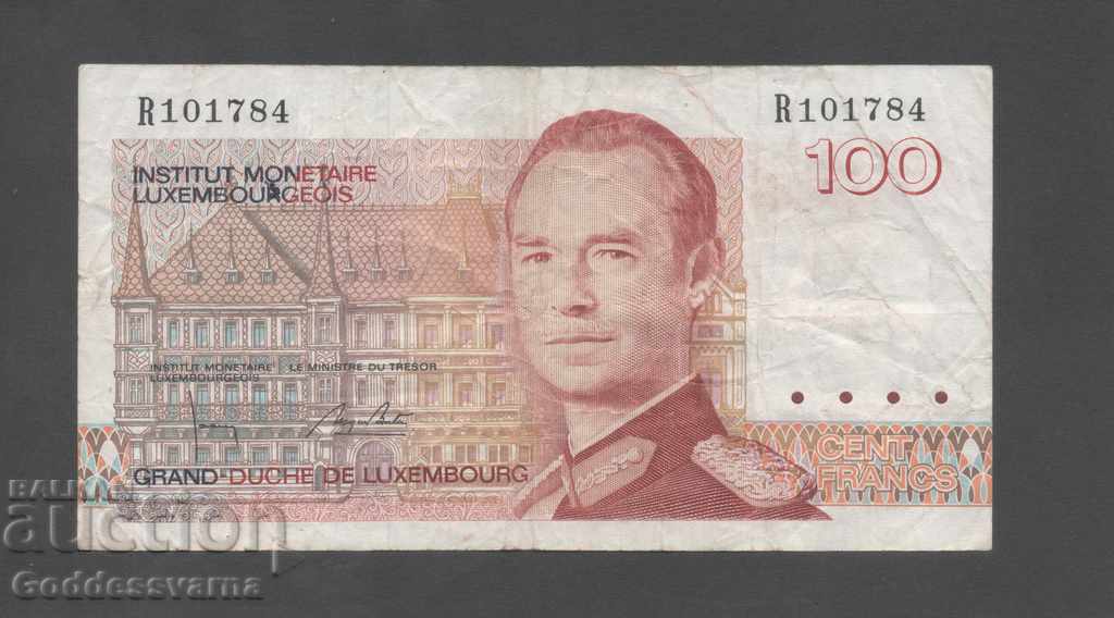 Luxembourg 100 Francs 1993 Pick 58 Ref 1784