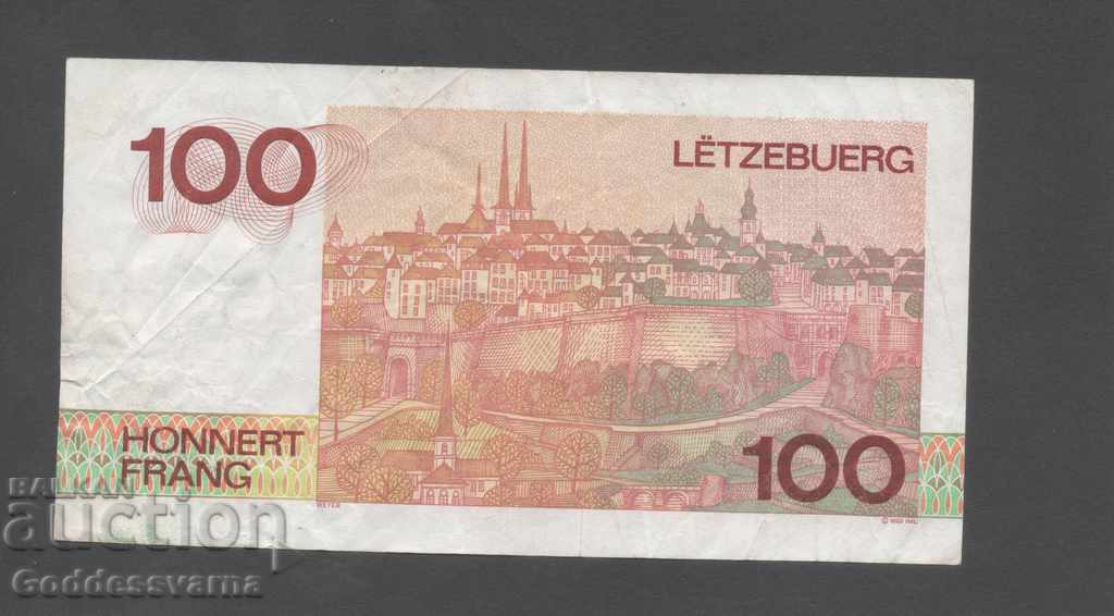 Luxembourg 100 Francs 1993 Pick 58 Ref 6030 with price 18.00 BGN | € 9.20 Luxembourg 100 Francs 1993 Pick 58 Ref 6030 with price 18.00 BGN | € 9.20