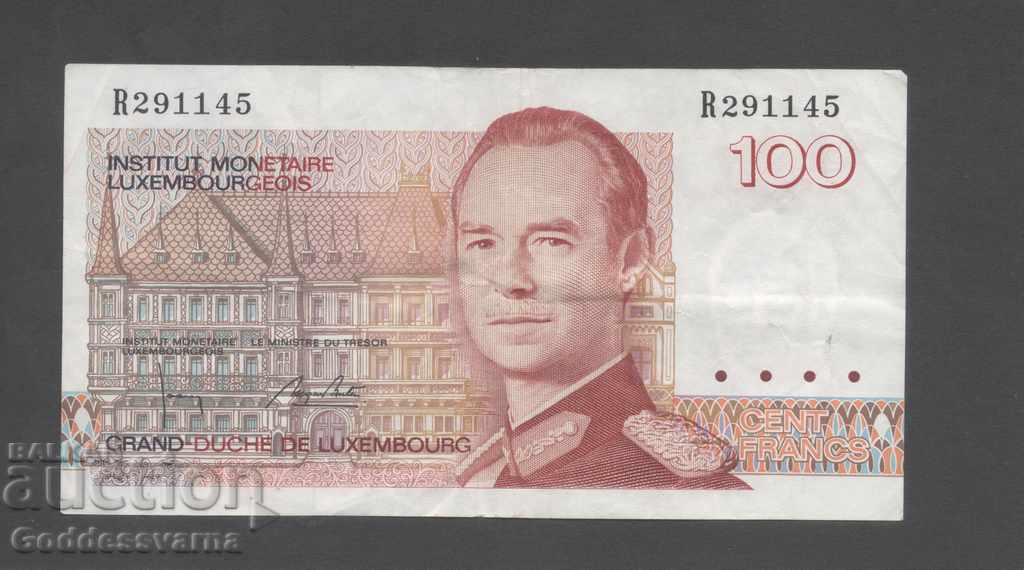 Luxembourg 100 Francs 1993 Pick 58 Ref 1145