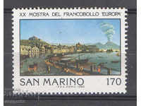 1980. San Marino. Philatelic Exhibition "Europe" - Naples.