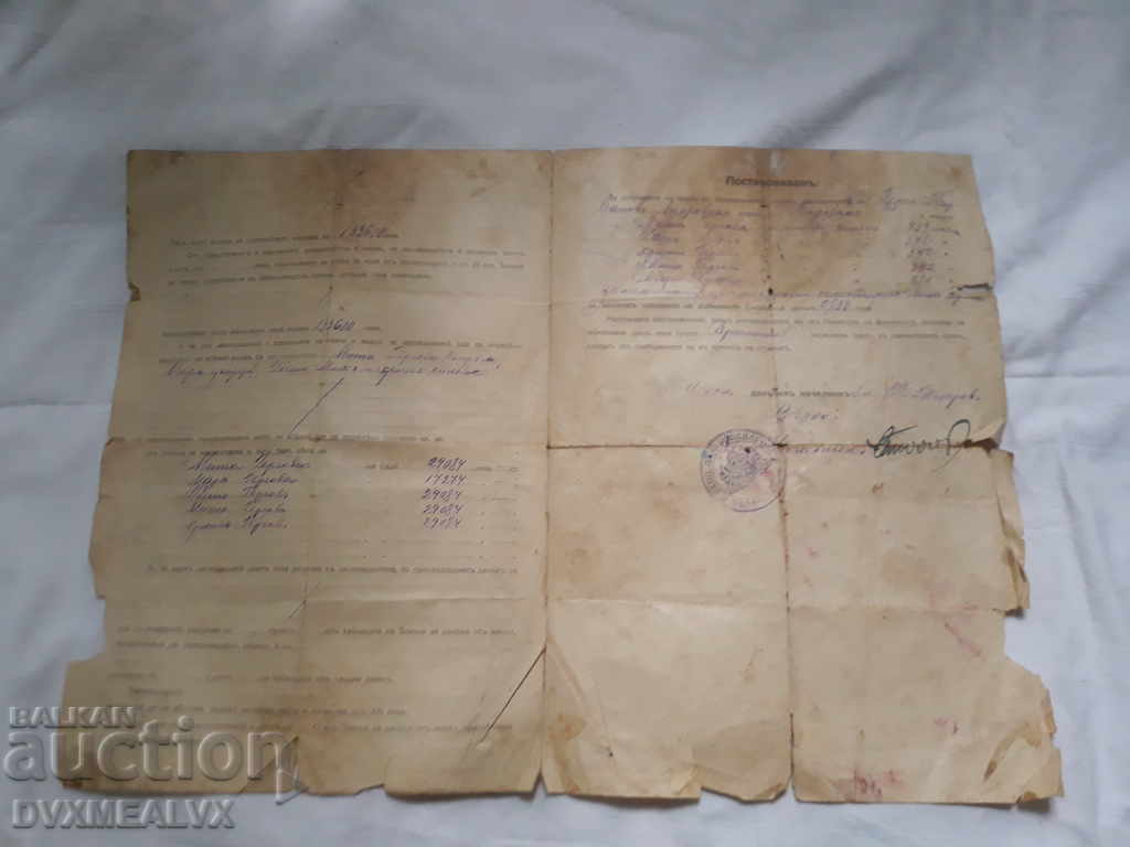 Παράδοση Παλιό διάταγμα για την κατανομή της κληρονομιάς Παράδοση Παλιό διάταγμα για την κατανομή της κληρονομιάς