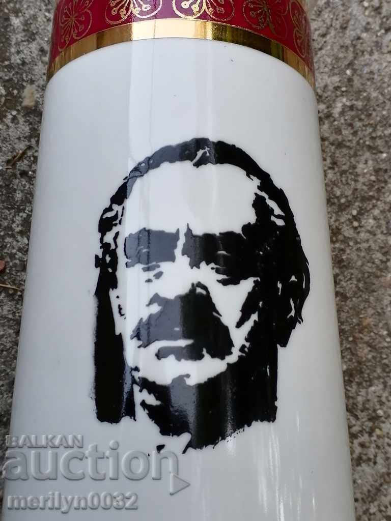 Auction Jubilee vase porcelain NRB 70s, hand painted Auction Jubilee vase porcelain NRB 70s, hand painted