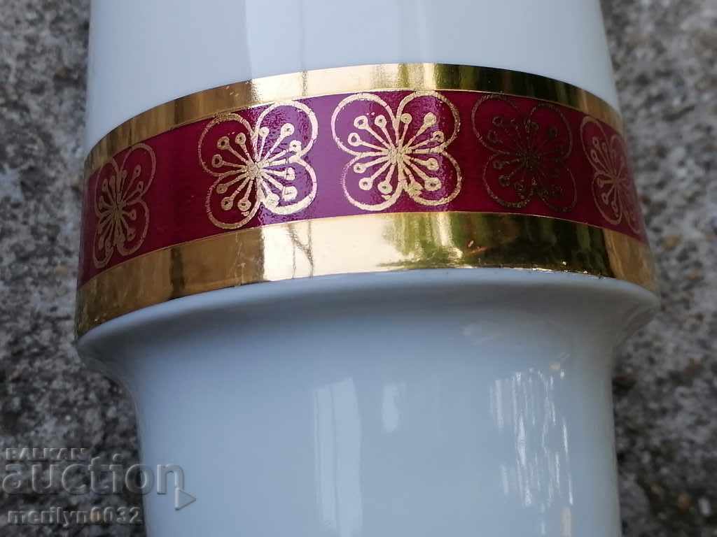 Jubilee vase porcelain NRB 70s, hand painted - 6 Jubilee vase porcelain NRB 70s, hand painted - 6