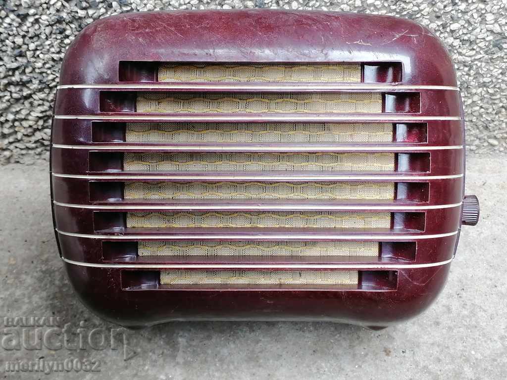 Old Bakelite radio station, early Soviet radio Old Bakelite radio station, early Soviet radio