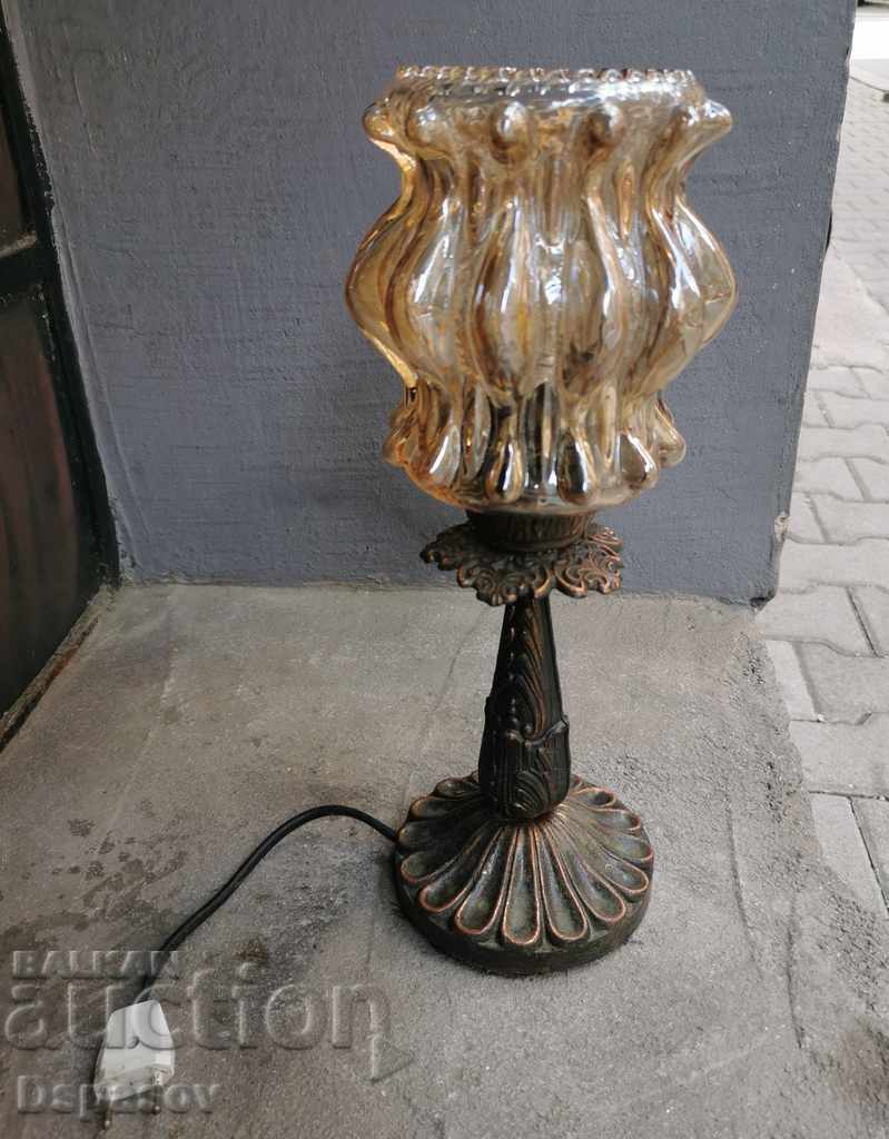 Old Table Lamp Lantern 38 cm.
